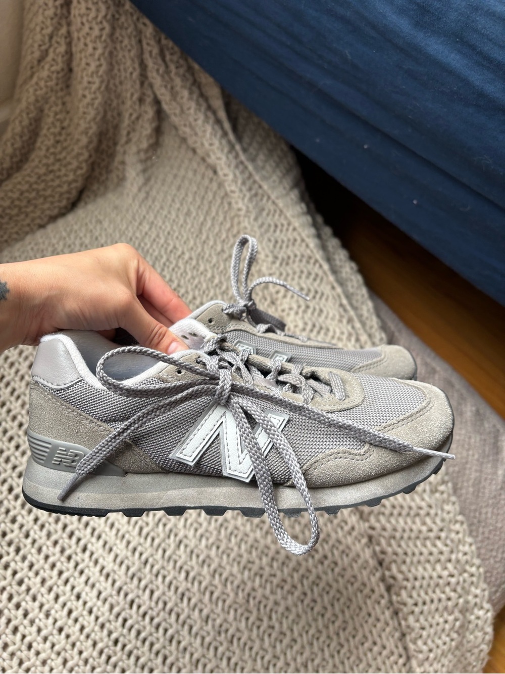 New Balance Women's Gray Low-Top Sneakers